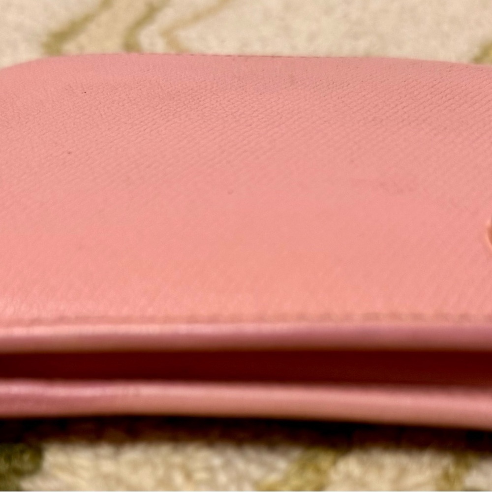 CHANEL Vintage Calfskin Bifold Compact Wallet - Pink - Picture 5 of 16